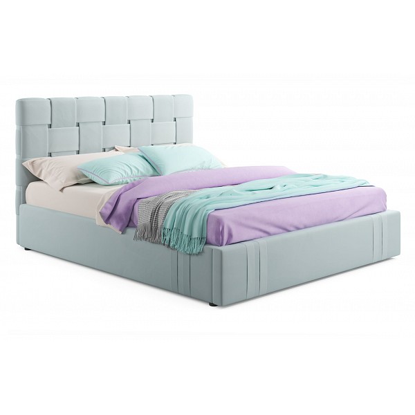 

Кровать  Zeppelin Mobili Tiffany 2000x1600, Голубой, Tiffany