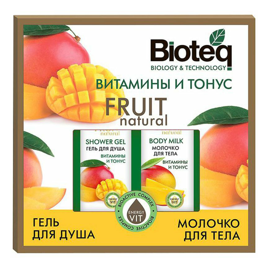 фото Набор средств для тела bioteq № 10 витамины и тонус: гель для душа, молочко для тела