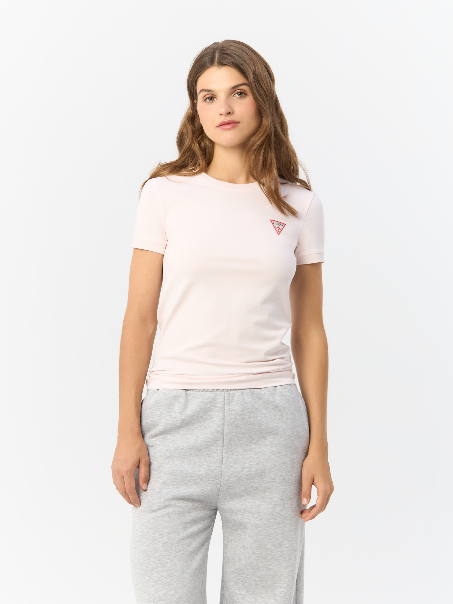 

Футболка женская Guess W2YI44J1314 розовая XS, Розовый, W2YI44J1314