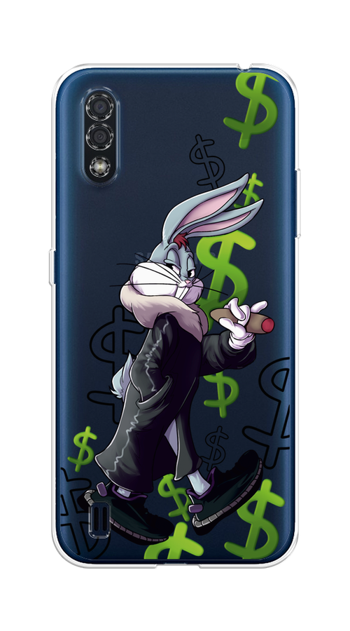 

Чехол на Samsung Galaxy M01 "Rich Bugs Bunny", Зеленый;черный;голубой, 2101150-6