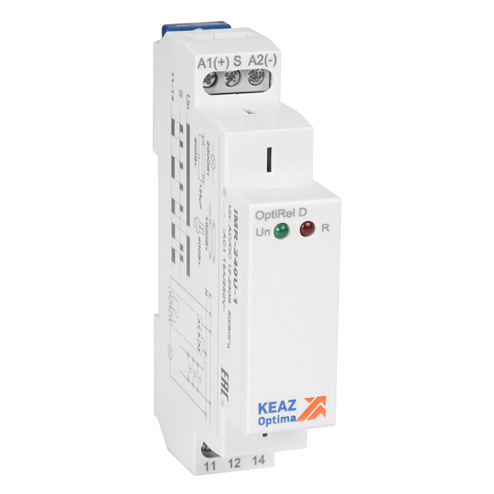 фото Реле импульсное optirel d imr-240u-1 16а 1со 12-230ас/dc кэаз 332021
