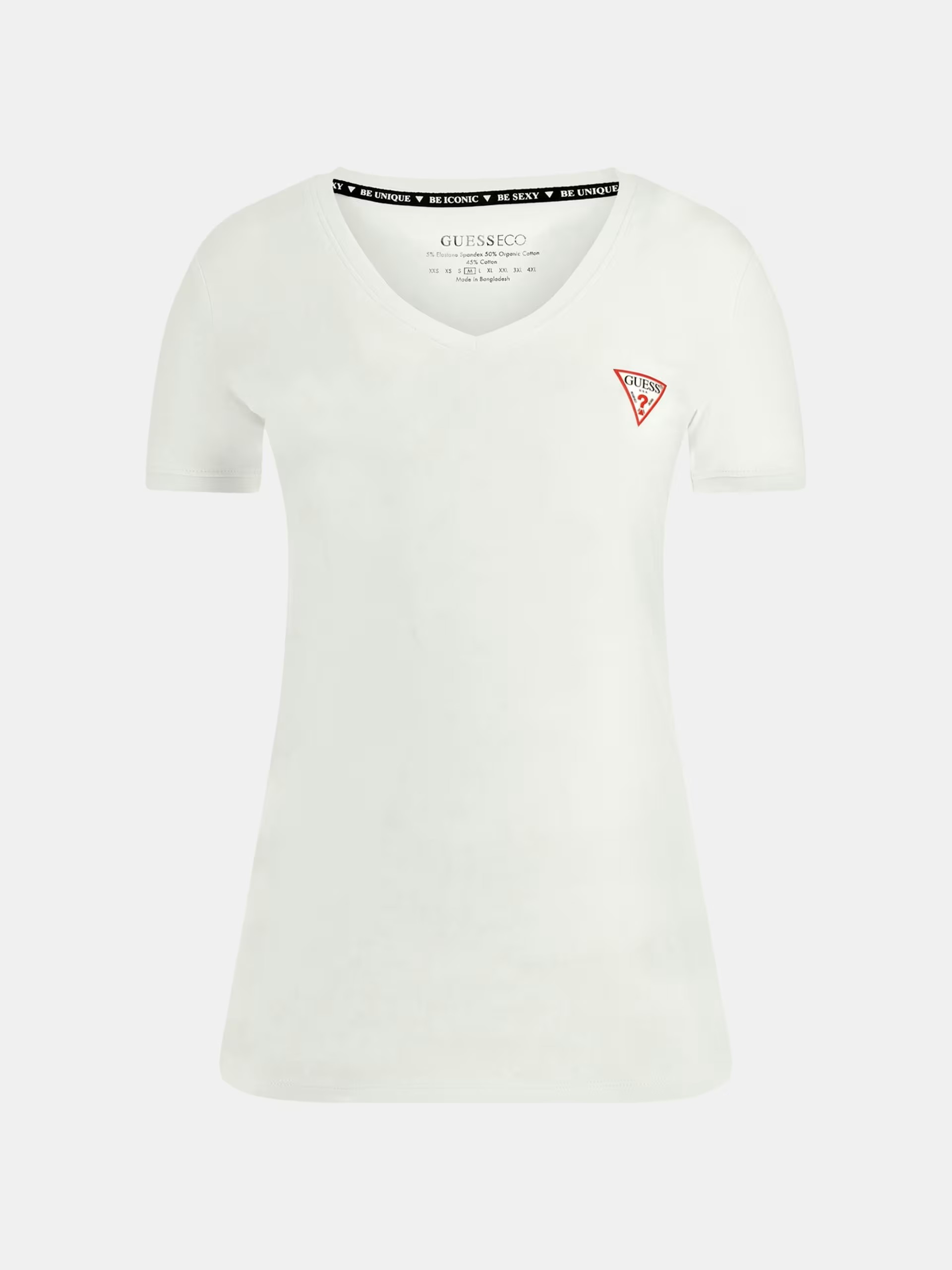 

Футболка женская Guess W2YI45J1314 белая XL, Белый, W2YI45J1314