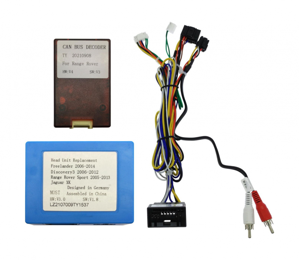 

Комплект проводов Wide Media в Land Rover Range Rover Sport 2005 -2009(Осн., CAN, MOST)