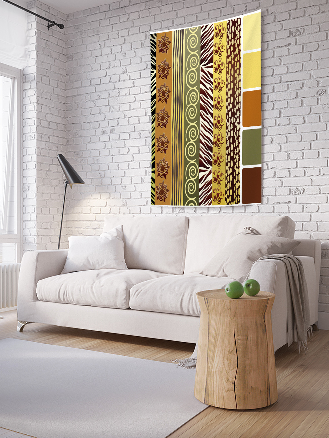 

Вертикальное фотопанно на стену JoyArty Африканский узор 150x200 см, Африканский узор