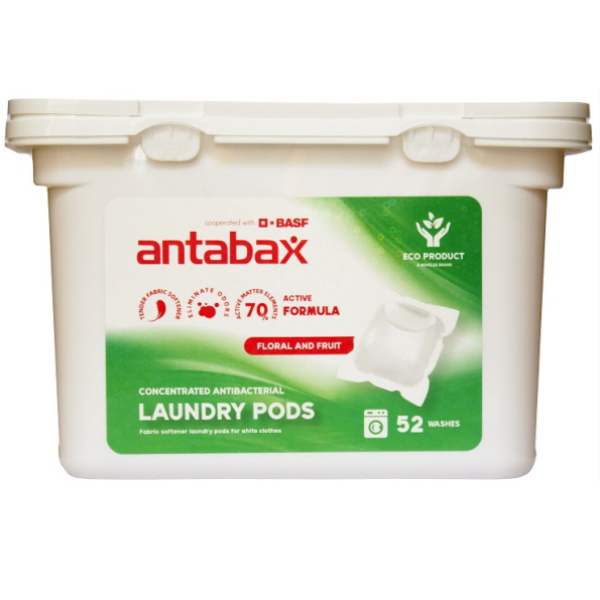Капсулы Antabax для стирки белого белья 52 шт.