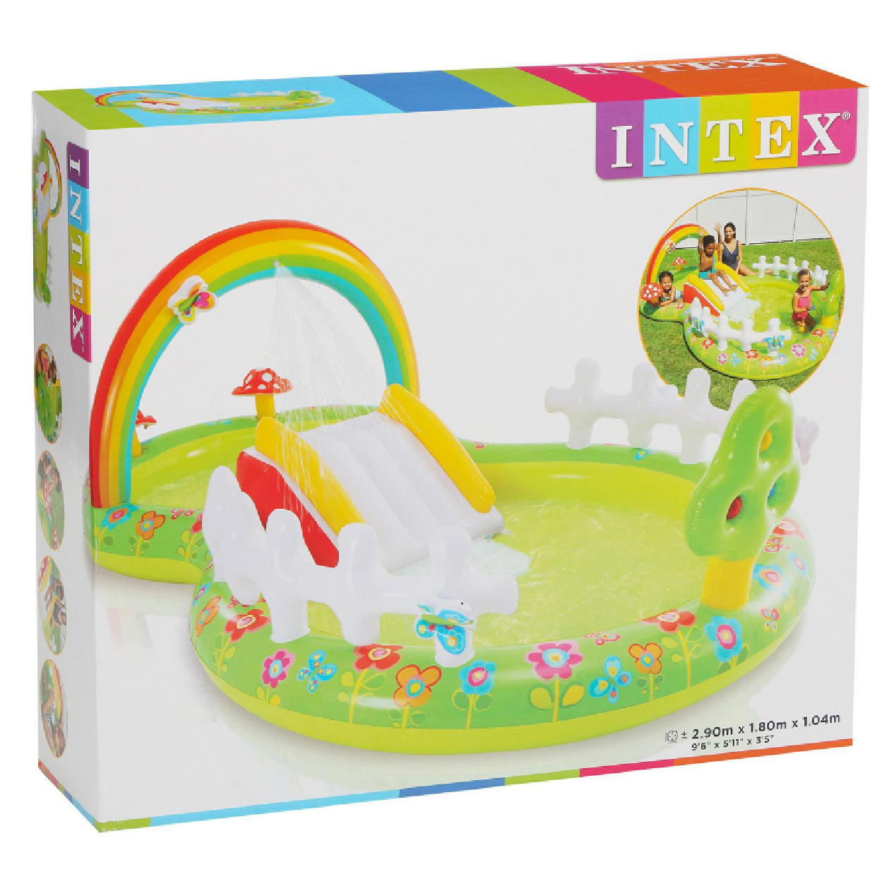 Игровой центр-бассейн Intex 57154 Цветочный горка фонтан 290 х 180 х 104 см 7990₽