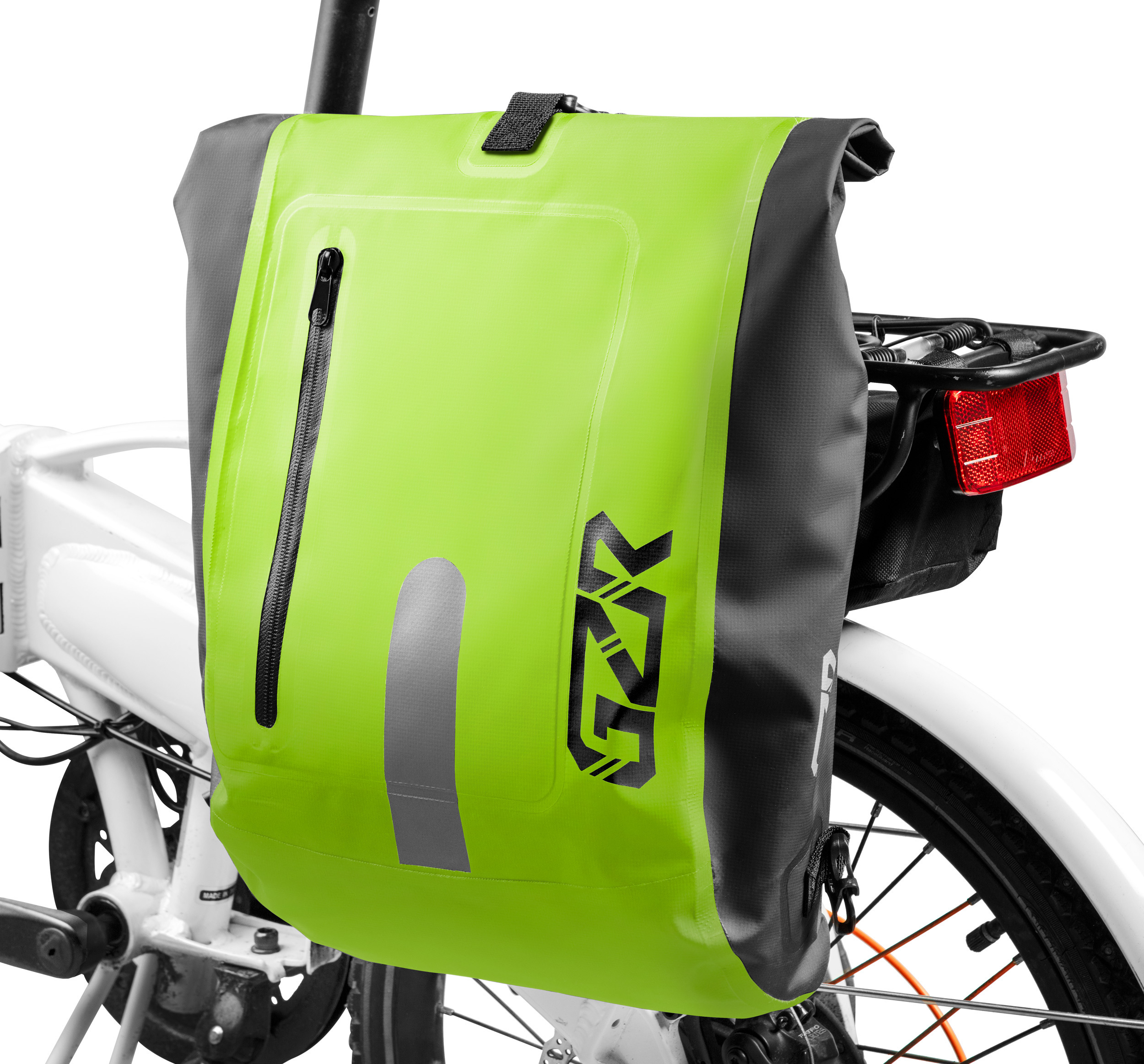 

Водонепроницаемая велосипедная сумка GZR Pannier, зеленая, Зеленый, FinExport