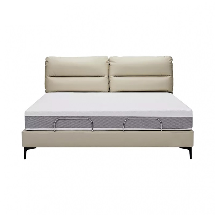 Умная двуспальная кровать Xiaomi 8H Milan Smart Leather Electric Bed S 1.5 m Beige