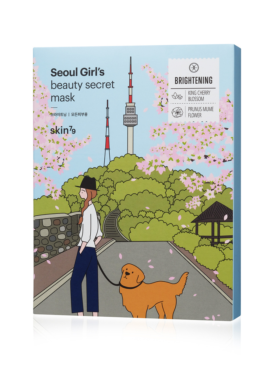 

Маска для лица тканевая Skin79 Seoul Girl's Beauty Secret Brightening 10*20 мл