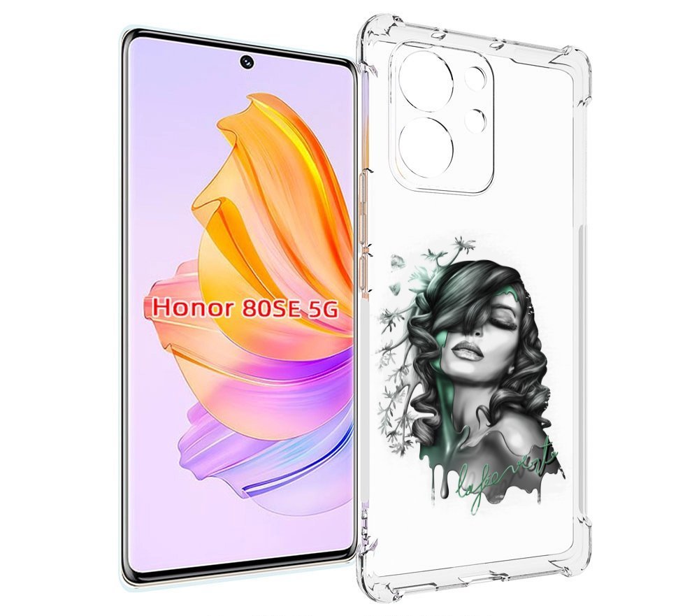 

Чехол MyPads Девушка 2 для Honor 80 SE, Прозрачный, Tocco
