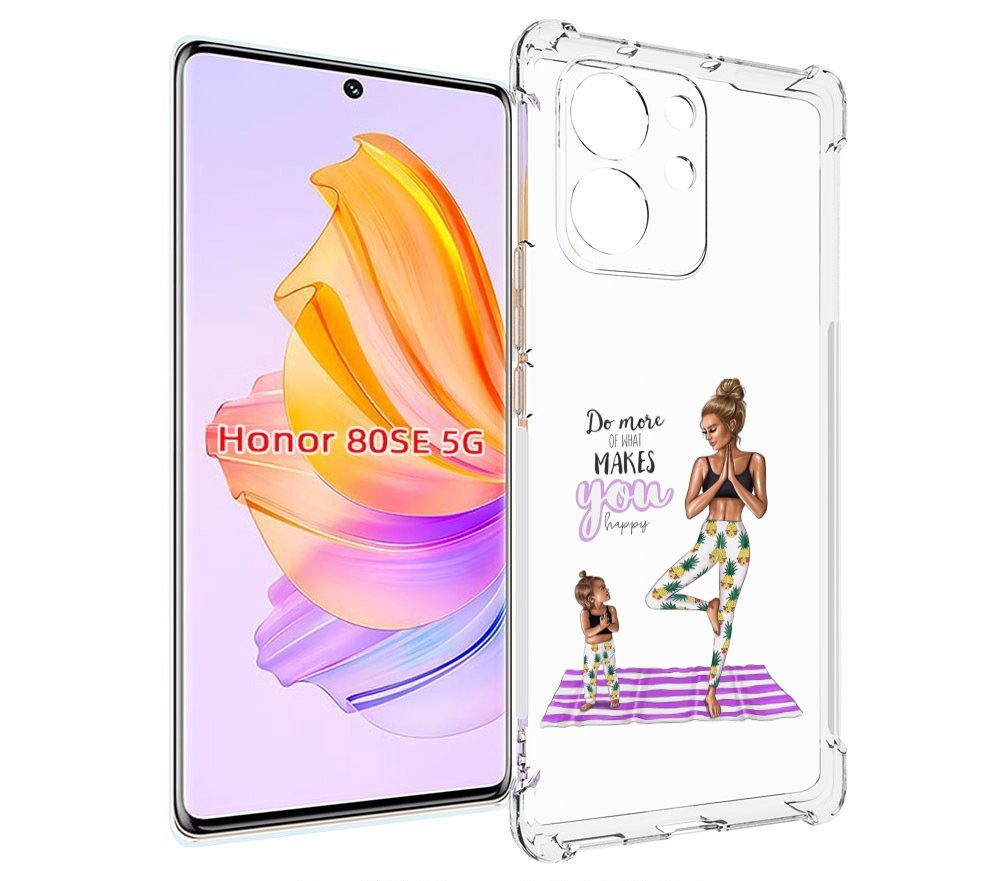 

Чехол MyPads Девочки-в-ананасах для Honor 80 SE, Прозрачный, Tocco