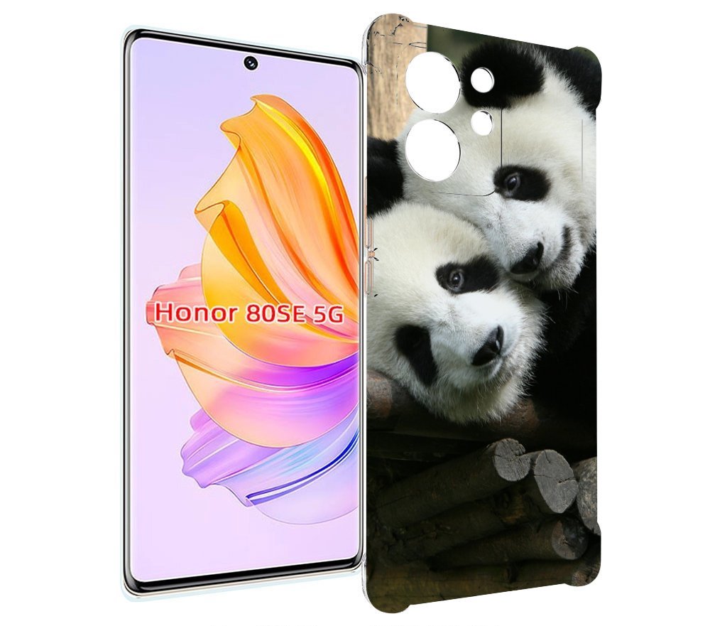 

Чехол MyPads Две-панды для Honor 80 SE, Прозрачный, Tocco