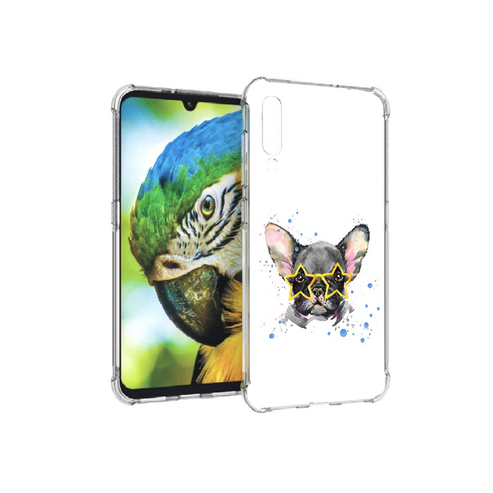 

Чехол MyPads Tocco для Xiaomi Mi 9 буля в очках (PT126035.255.252), Прозрачный, Tocco