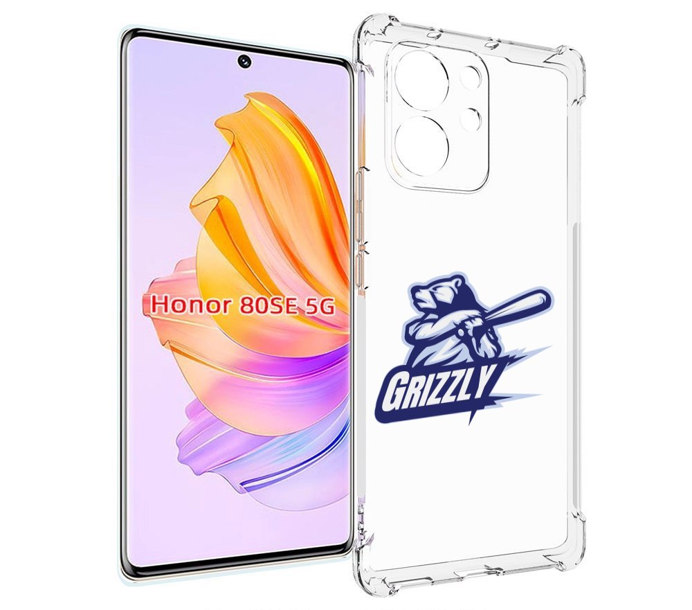 

Чехол MyPads Гризли для Honor 80 SE, Прозрачный, Tocco
