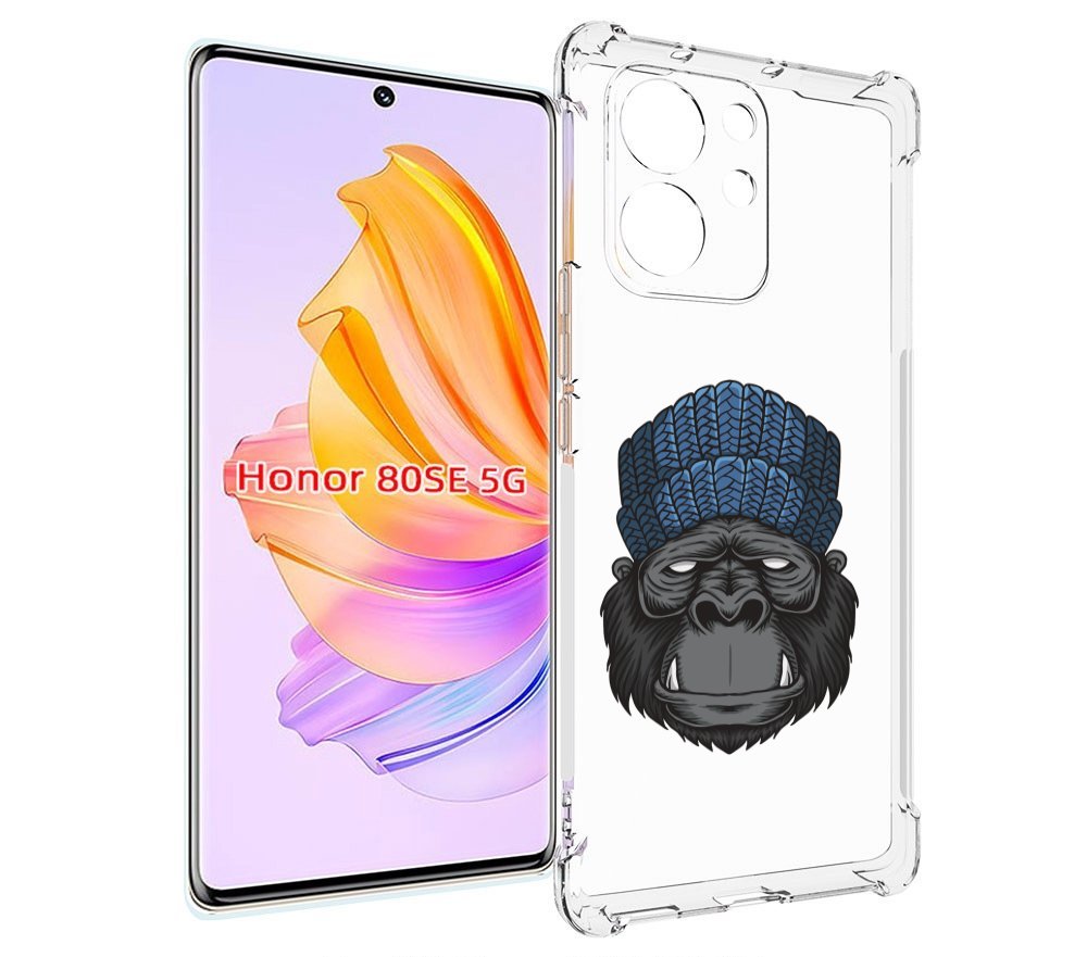 

Чехол MyPads Горила для Honor 80 SE, Прозрачный, Tocco