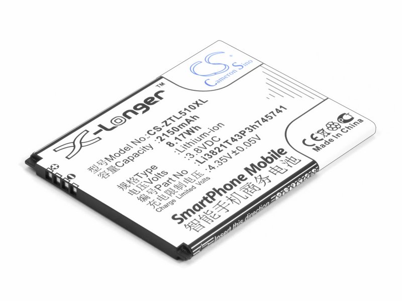 

Аккумулятор для телефона ZTE Blade L5 Plus Li3821T43P3h745741