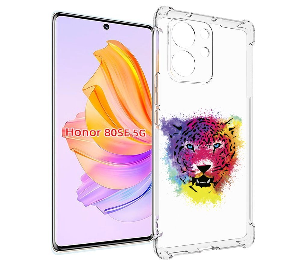 

Чехол MyPads Гепард для Honor 80 SE, Прозрачный, Tocco