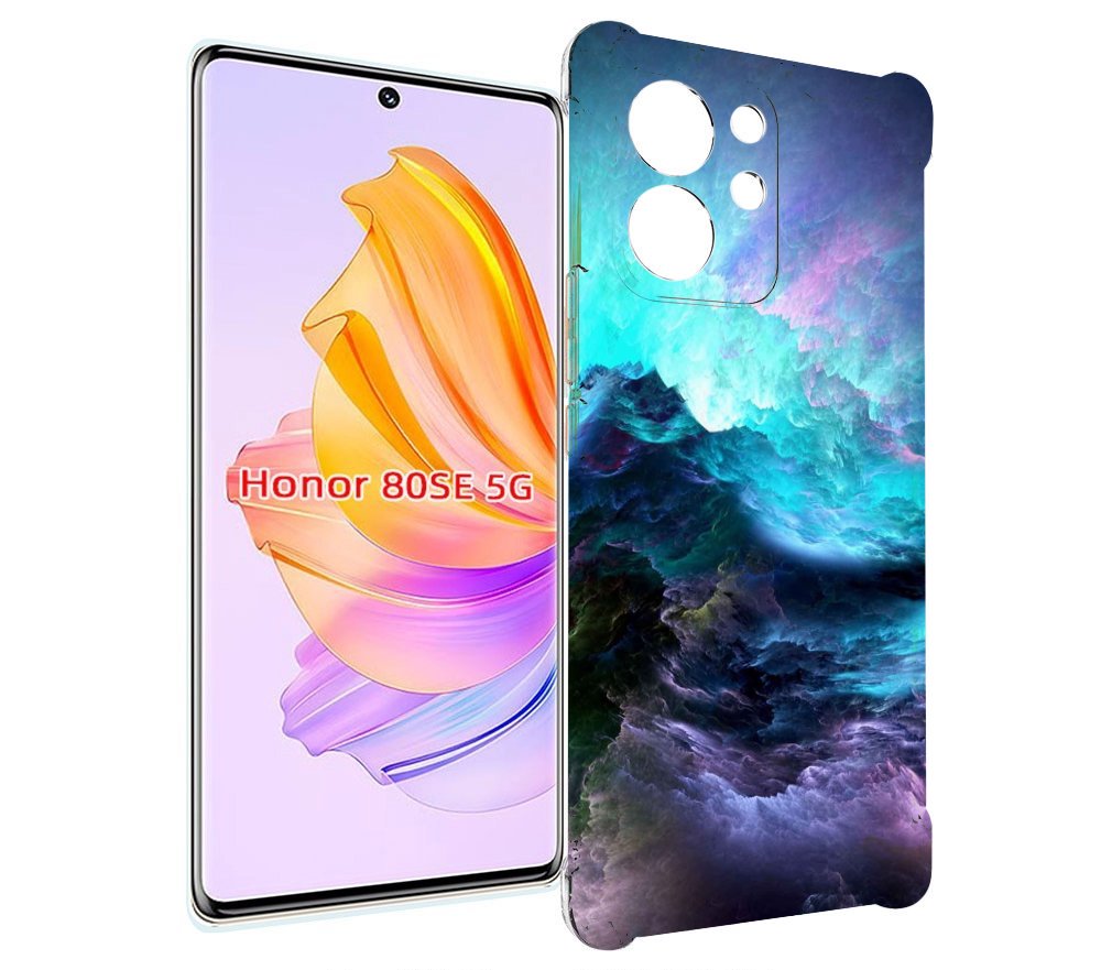 

Чехол MyPads Волна для Honor 80 SE, Прозрачный, Tocco