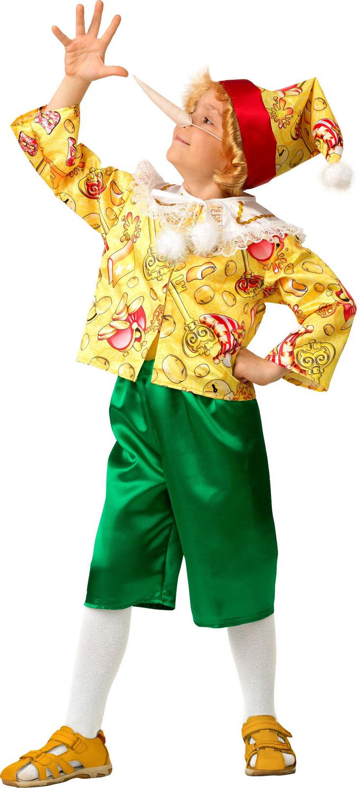

Карнавальный костюм Batik Буратино 5210 мультиколор, 122, 5210