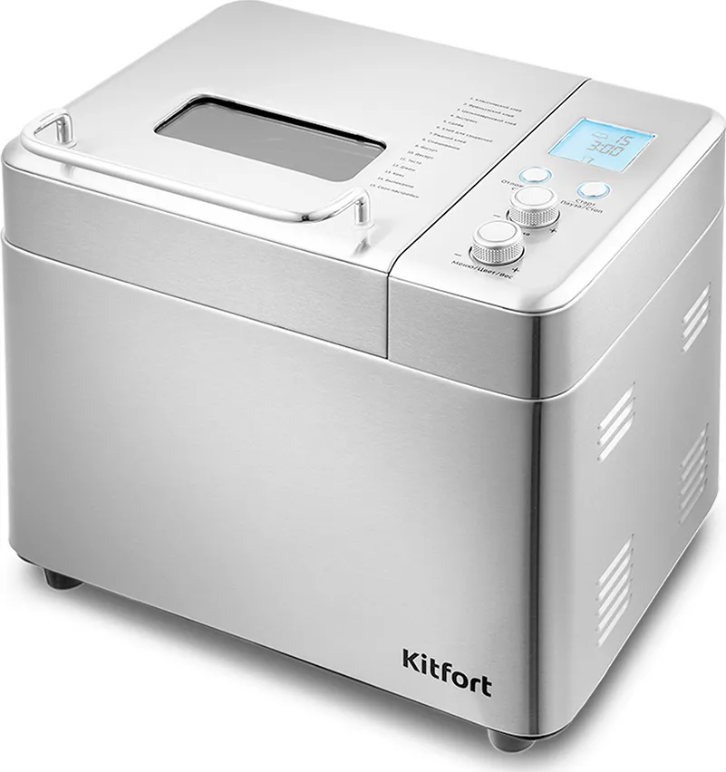 

Хлебопечка Kitfort Kitfort КТ-304 серебристый, Kitfort КТ-304