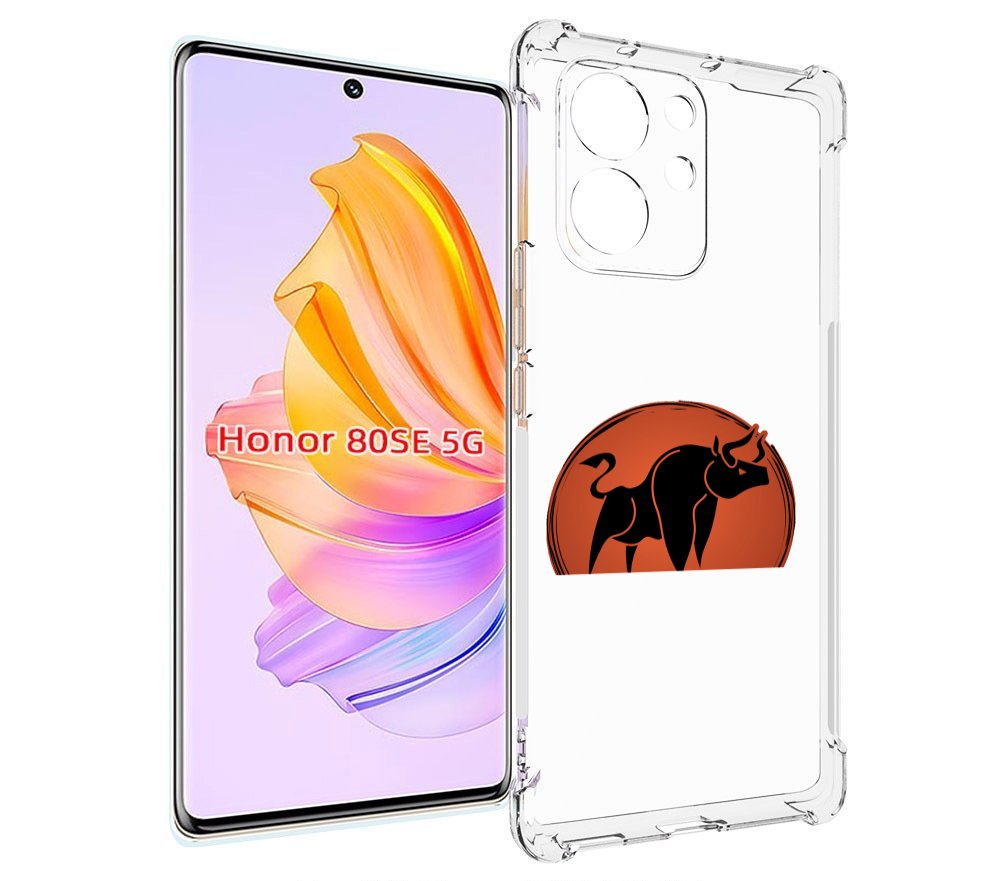 

Чехол MyPads Бык-2 для Honor 80 SE, Прозрачный, Tocco