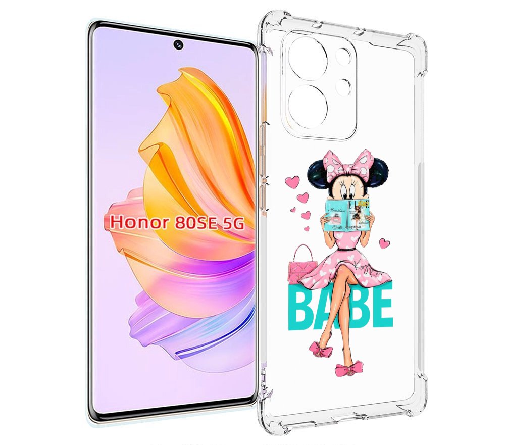 

Чехол MyPads Бейби-микки для Honor 80 SE, Прозрачный, Tocco