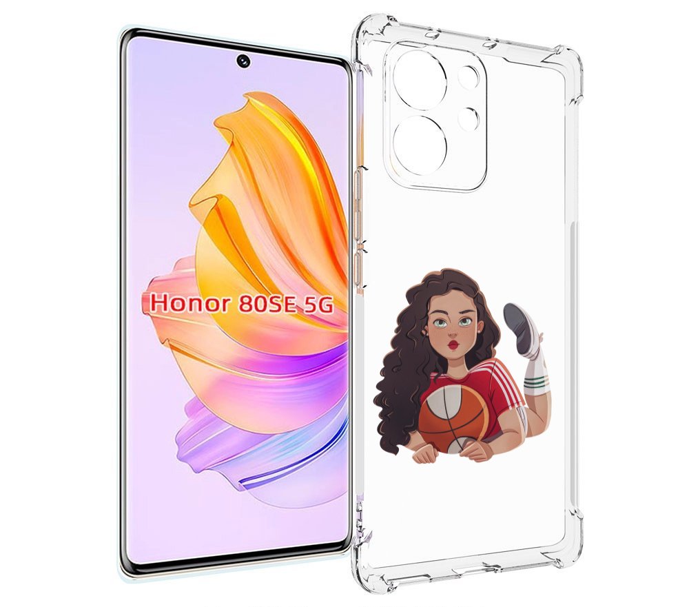 

Чехол MyPads Баскетболитска-в-гольфах женский для Honor 80 SE, Прозрачный, Tocco