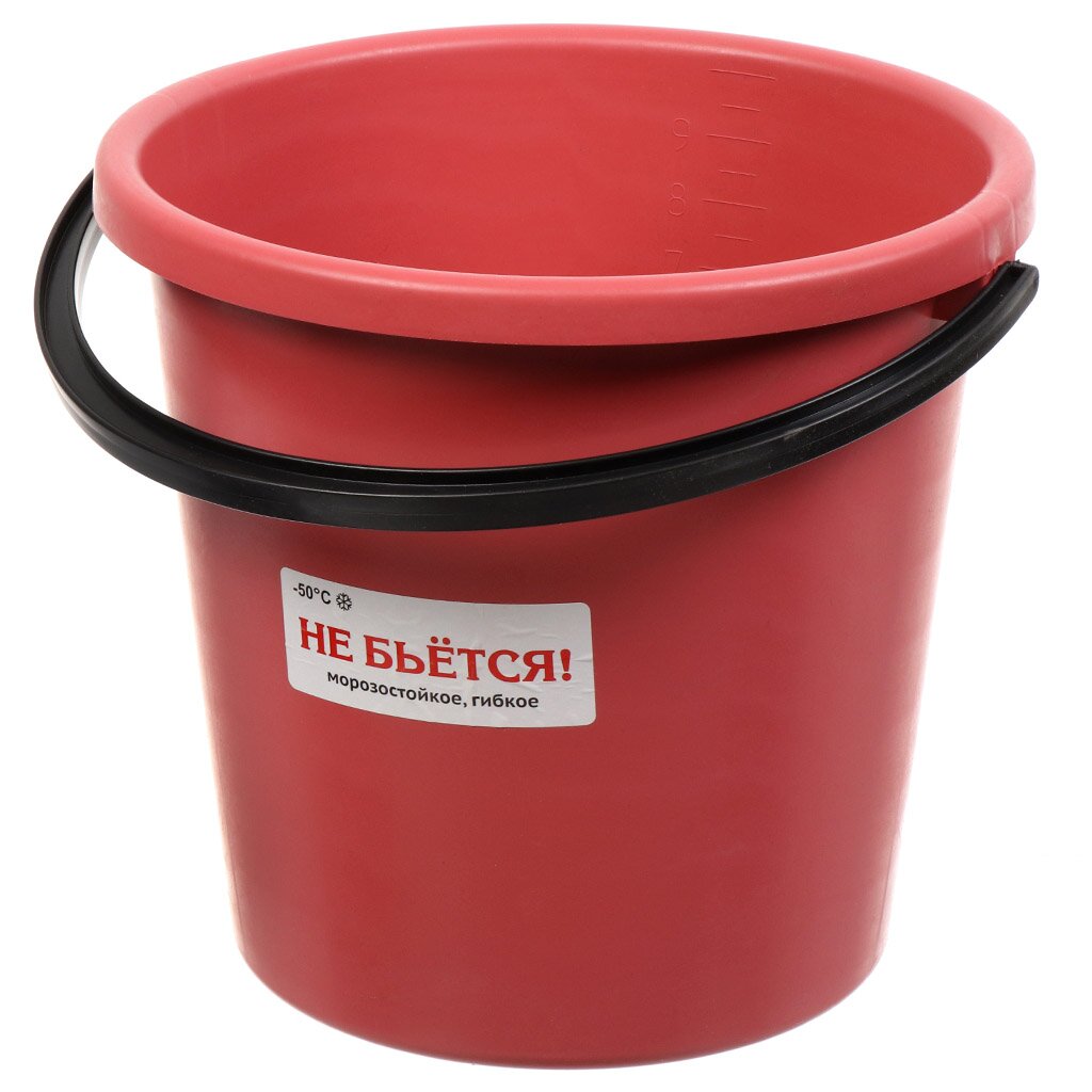 

Ведро пластик, 10 л, хозяйственное, особопрочное, Мультипласт, MPG8430/MPG8416/MPG8423