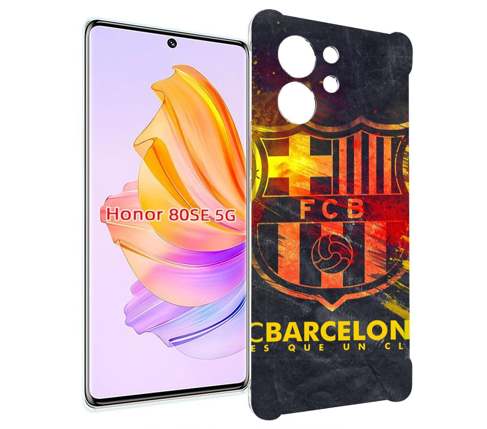

Чехол MyPads Барселона мужской для Honor 80 SE, Прозрачный, Tocco