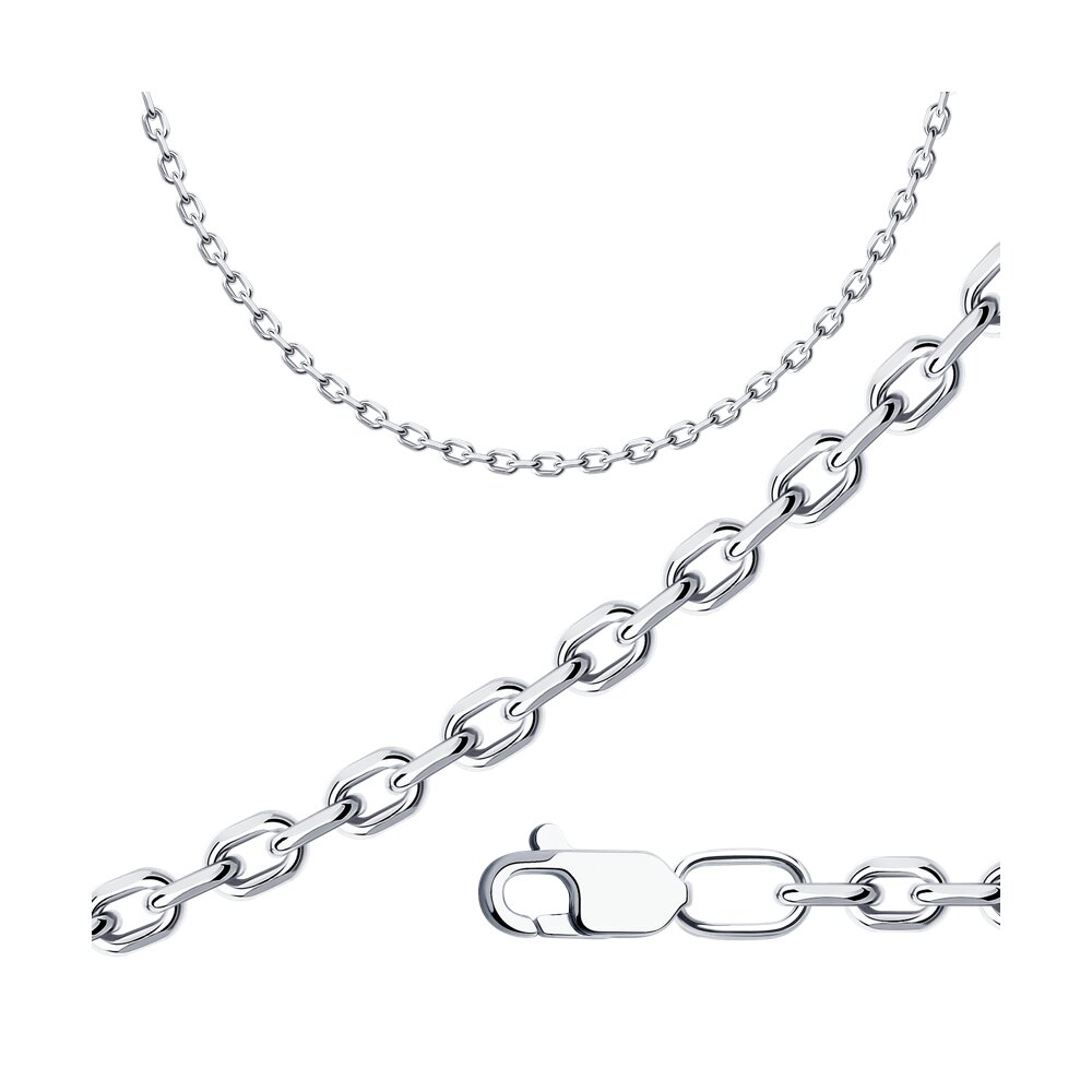

Цепочка из серебра 45 см SOKOLOV 968031004, 968031004