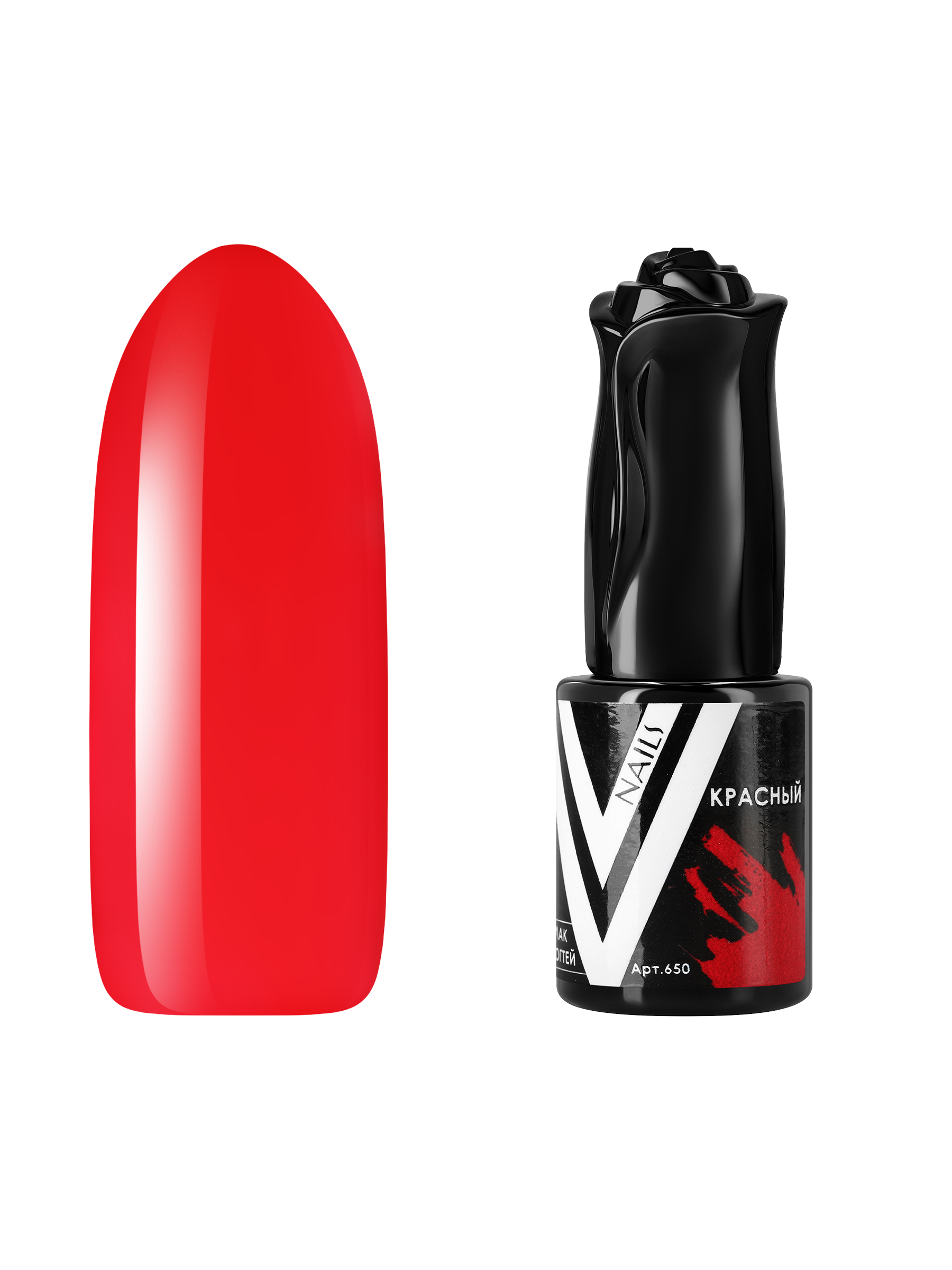

Гель-лак витражный Vogue Nails для аквариумного дизайна, прозрачный, красный, 10 мл