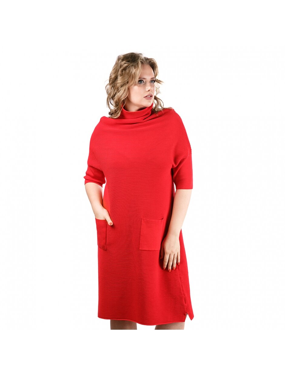 Платье женское Westfalika KW-19W-13-470-1 красное 46 RU