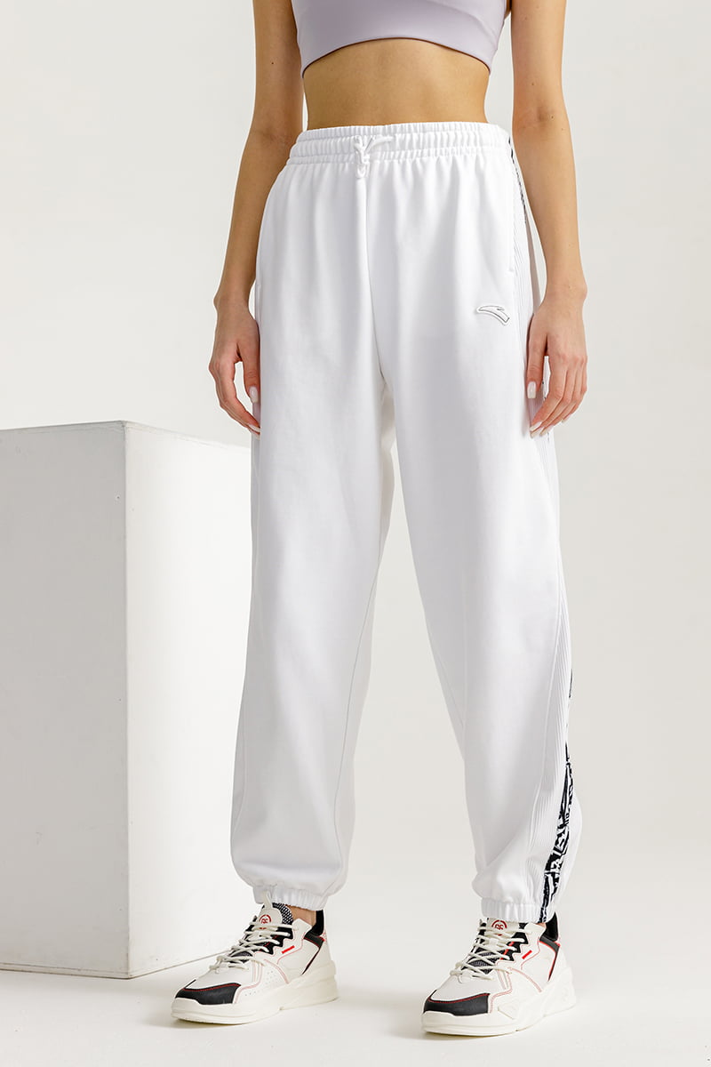 Спортивные брюки женские Anta Dance 862317303 белые S
