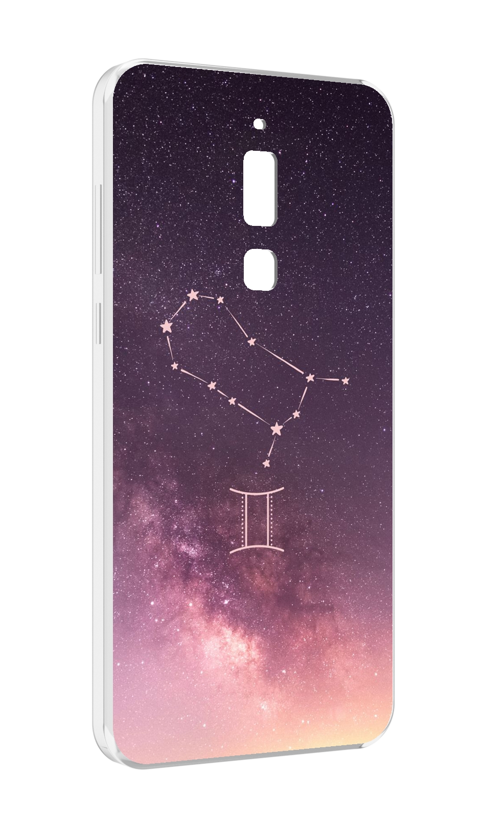 

Чехол MyPads знак зодиака близнецы 5 для Meizu M6T, Прозрачный, Tocco