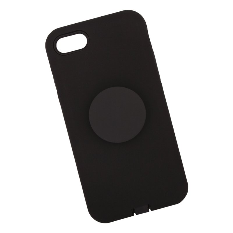 фото Чехол "lp" для iphone se 2/8/7 "popsocket case" black liberty project