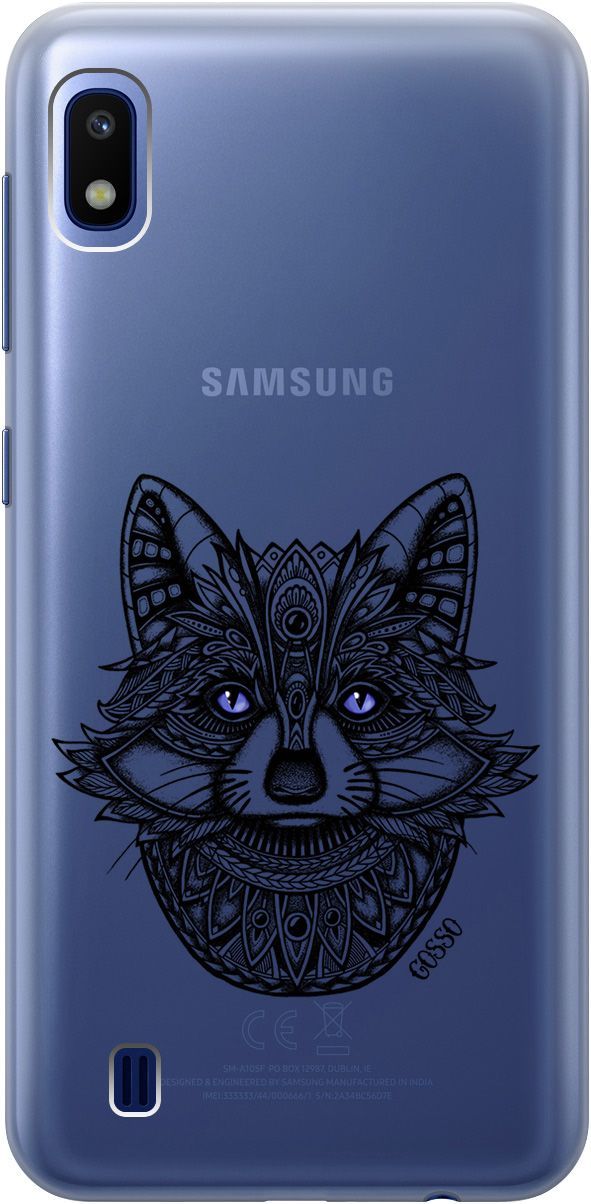 

Силиконовый чехол на Samsung Galaxy A10 с принтом "Grand Raccoon" прозрачный, Прозрачный;синий, 0