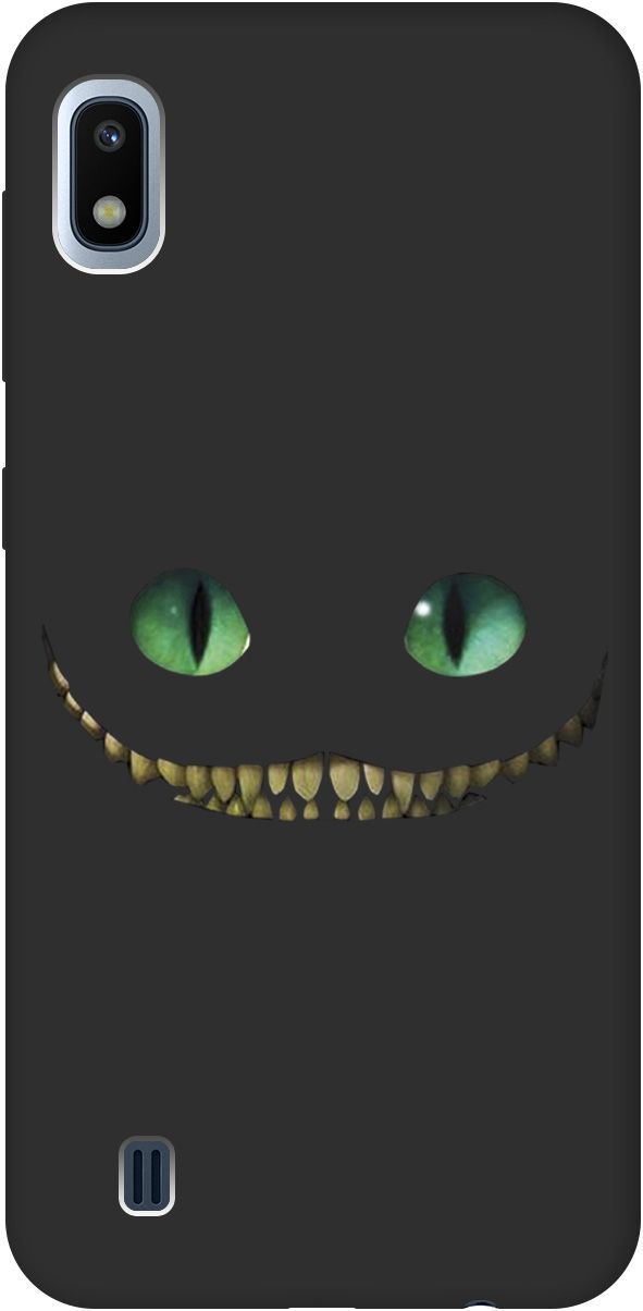 

Матовый чехол на Samsung Galaxy A10 с принтом "Cheshire Cat" черный, Черный;зеленый, 0