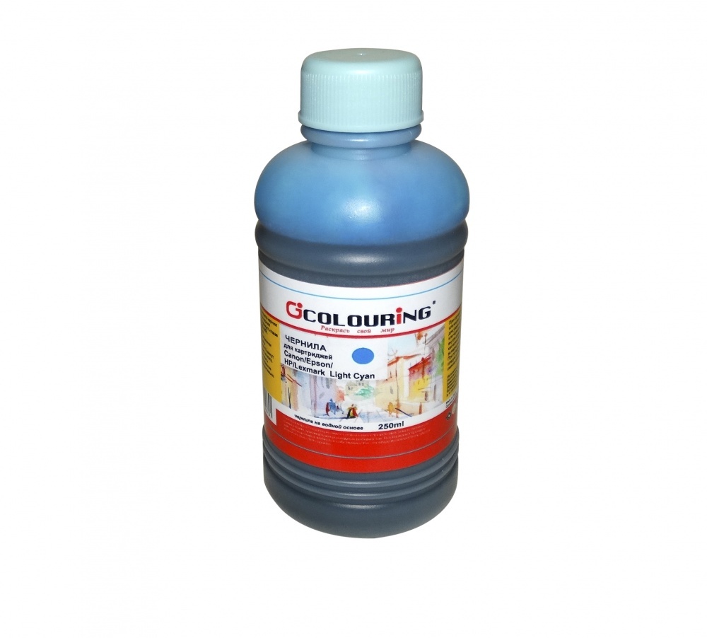 

Чернила Colouring CG_INK_U_C/E/H/L_LC_250ml, Светло-голубой