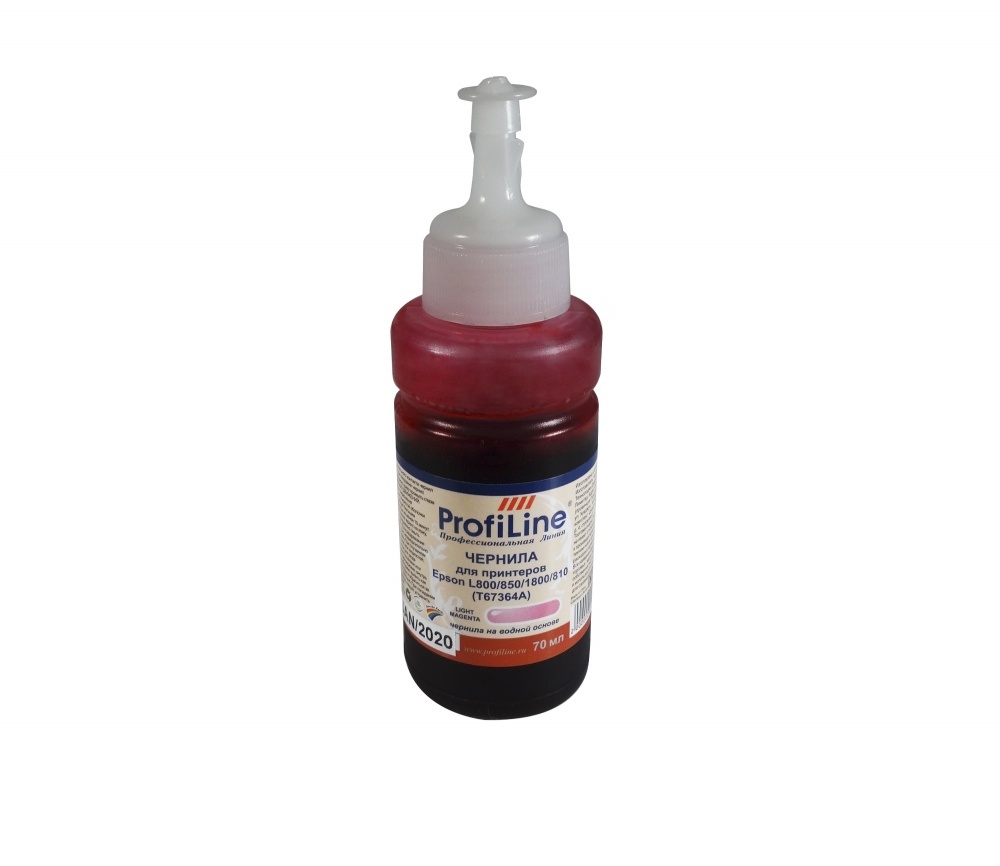 

Чернила ProfiLine PL_INK_T6736_LM_70ml, Светло-пурпурный