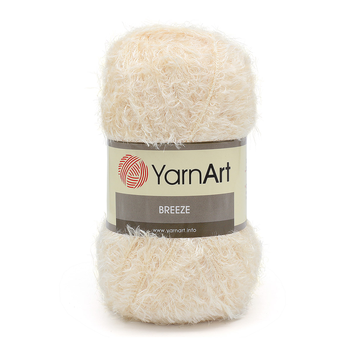 

Пряжа YarnArt 'Breeze', 100 г, 200 м (100% полиэстер) (03 молочный), 5 мотков