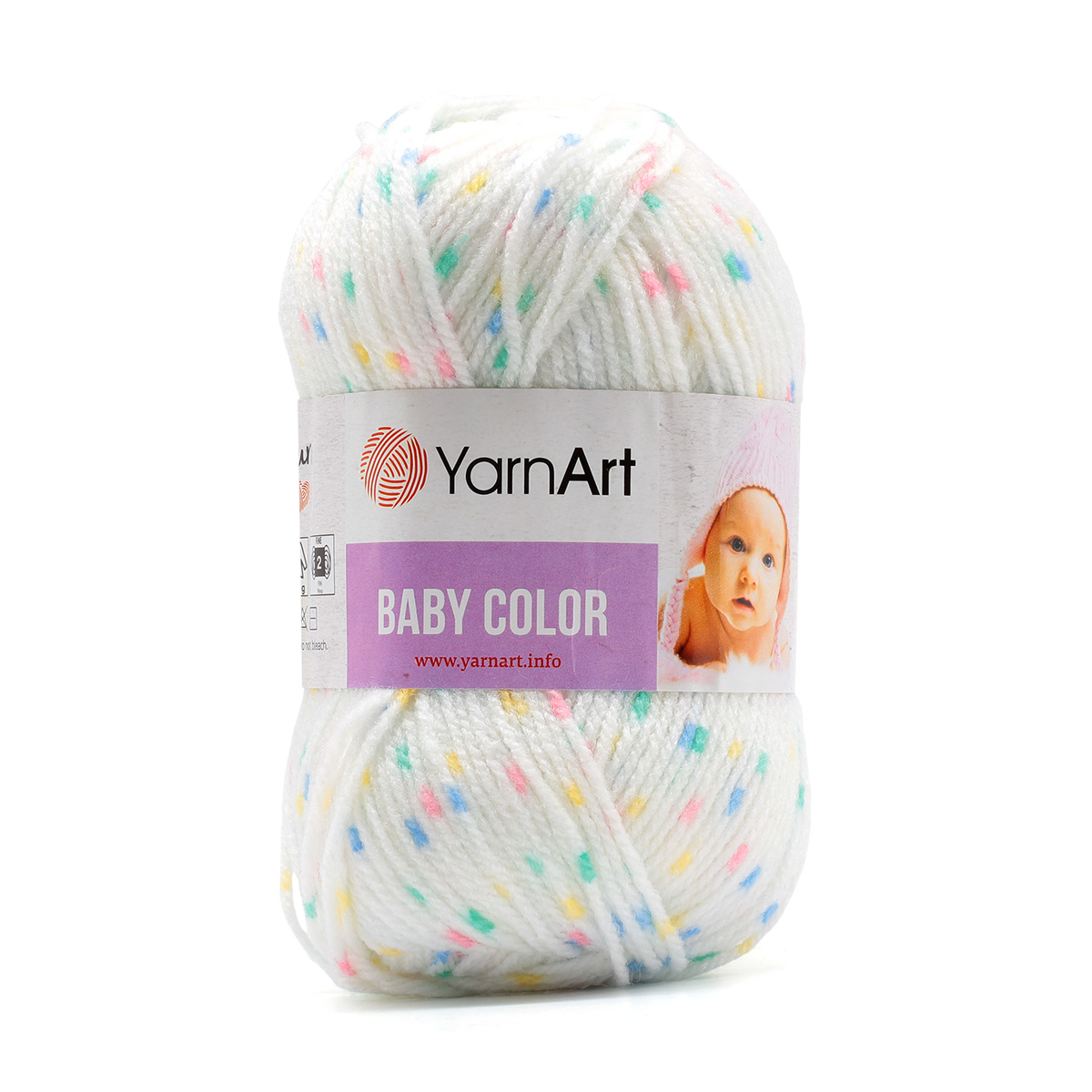 

Пряжа YarnArt 'Baby color', 50 г, 150 м (100% акрил) (0267), 5 мотков