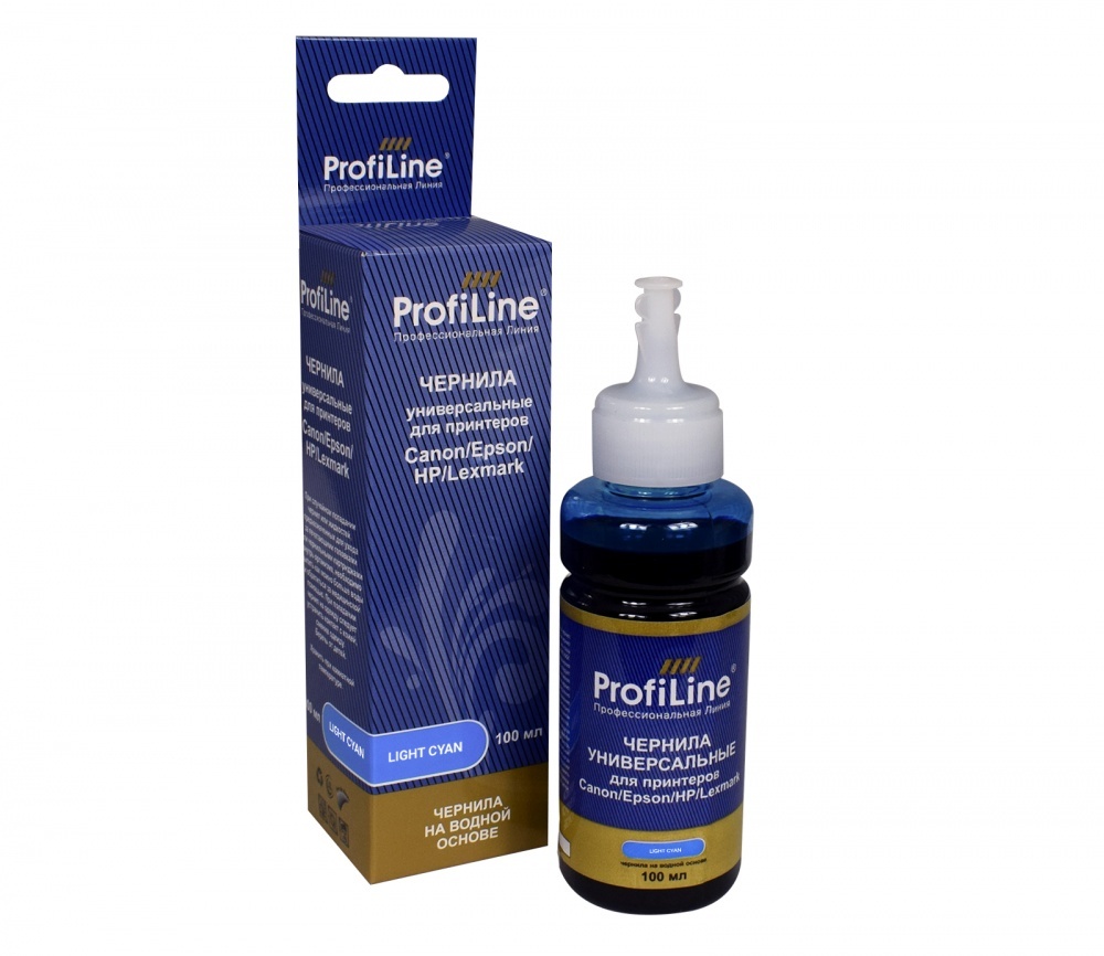 

Чернила ProfiLine PL_INK_U_C/E/H/L_LC_100ml, Светло-голубой