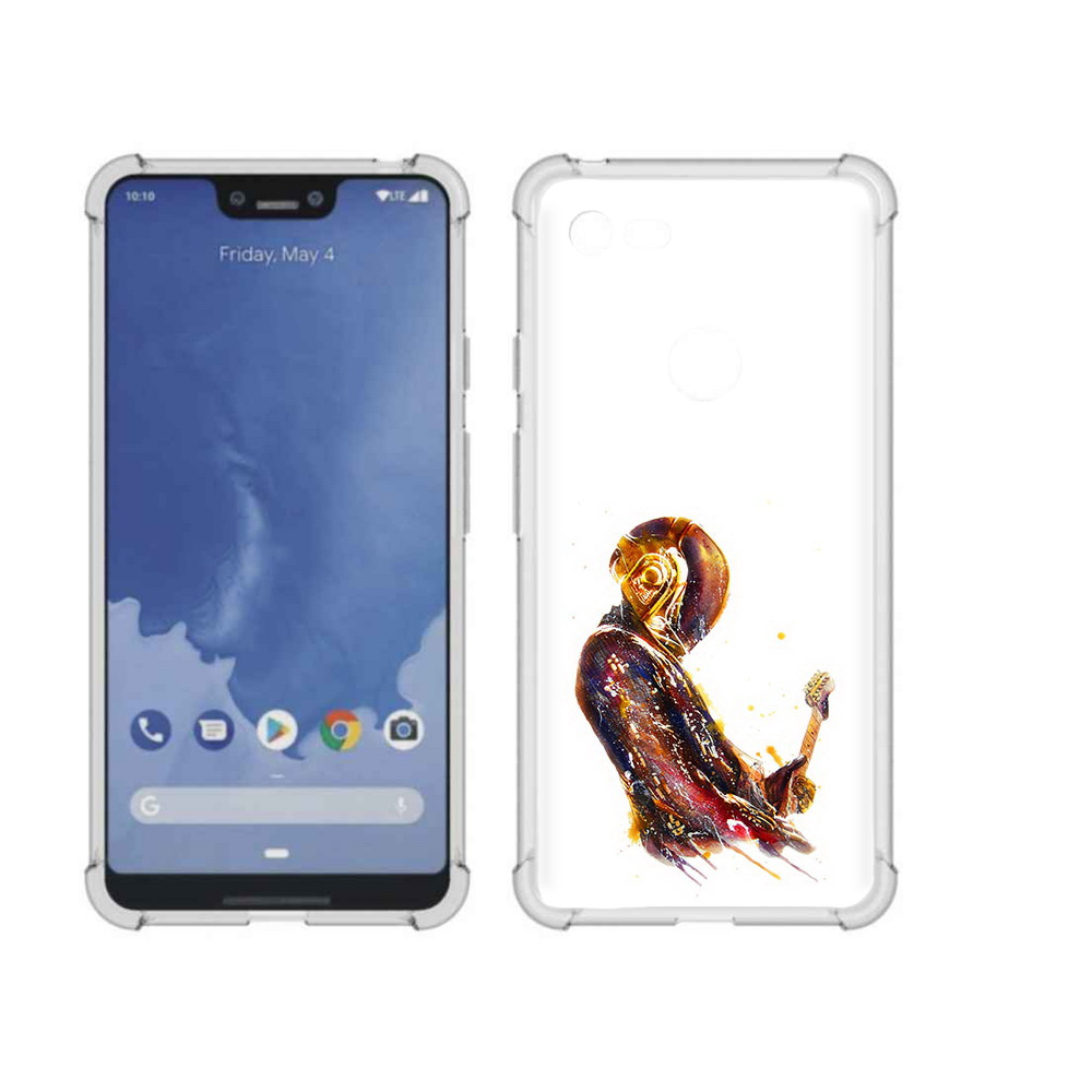 

Чехол MyPads Tocco для Google Pixel 3 XL космо-музыкант, Прозрачный, Tocco