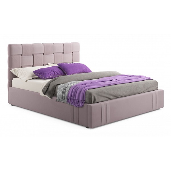 

Кровать  Zeppelin Mobili Tiffany 2000x1600, Фиолетовый, Tiffany с матрасом Астра