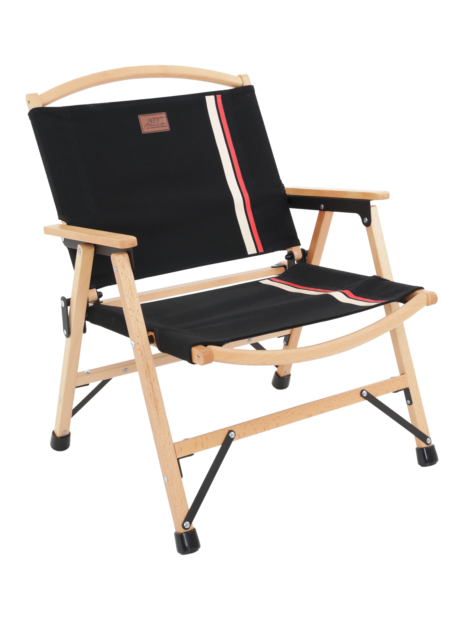 Кресло Kovea Bello Wood Flat Chair черный