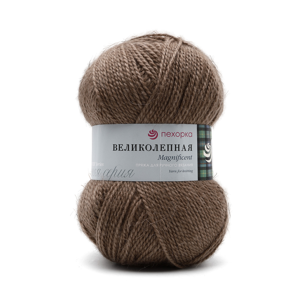 

Пряжа для вязания Пехорка Великолепная (ангора, акрил) (377-Кофейный), 10 мотков, Коричневый, 360048