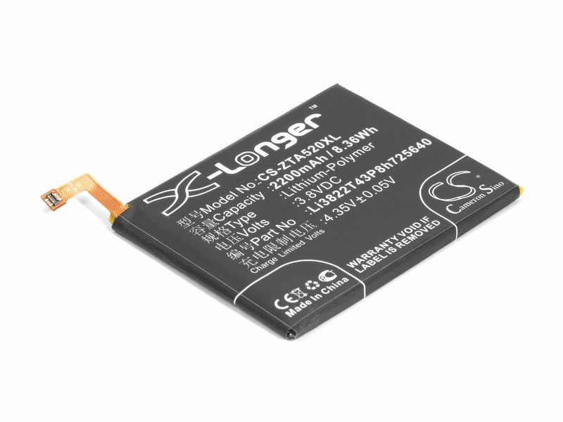 

Аккумулятор для телефона ZTE Blade A510 Li3822T43P8h725640