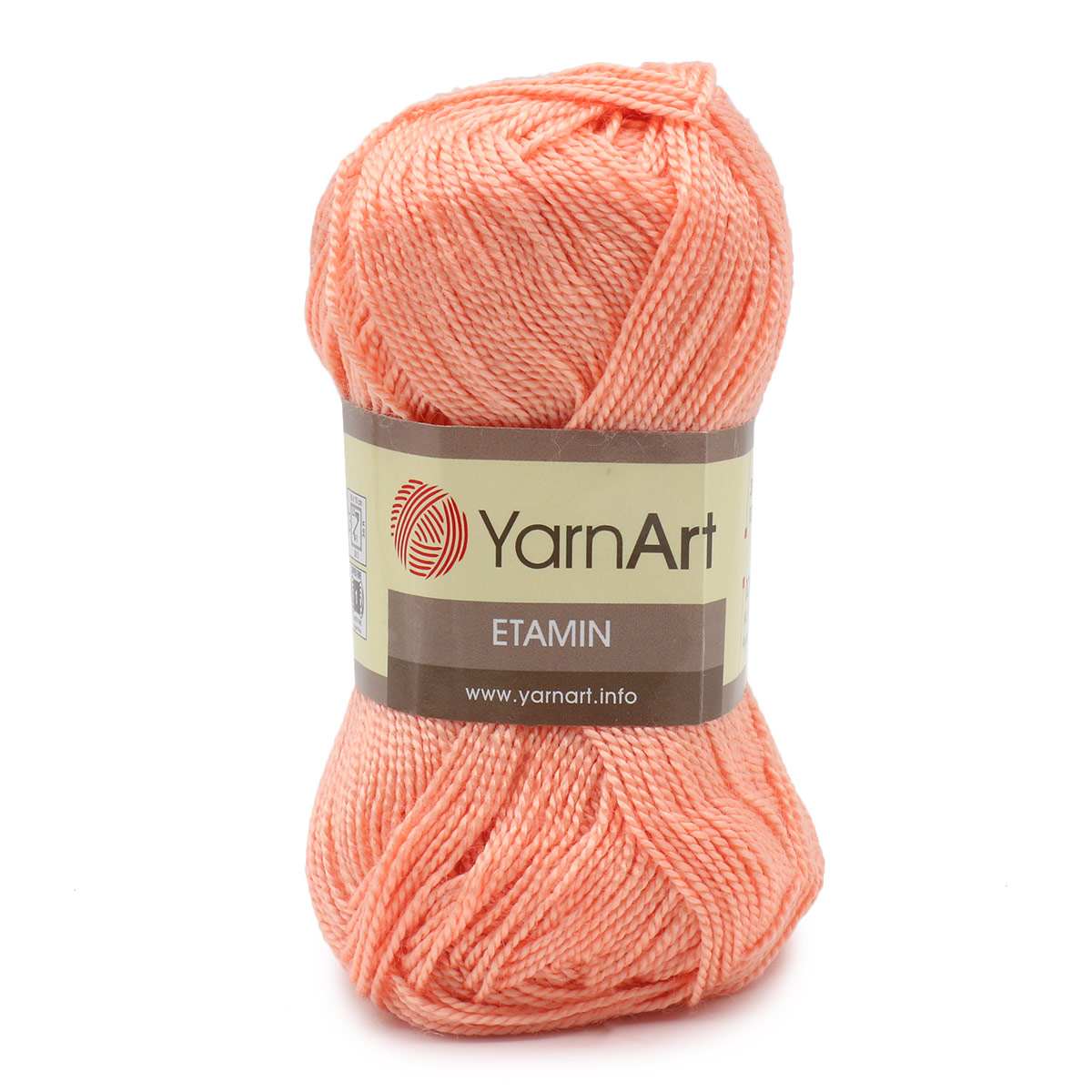 

Пряжа YarnАrt 'Etamin', 30 г, 180 м (100% акрил) (456 персиковый), 10 мотков, Оранжевый