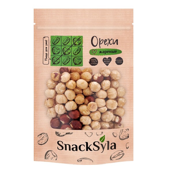 Фундук Здоровый перекус Snacksyla жареный, 50 г