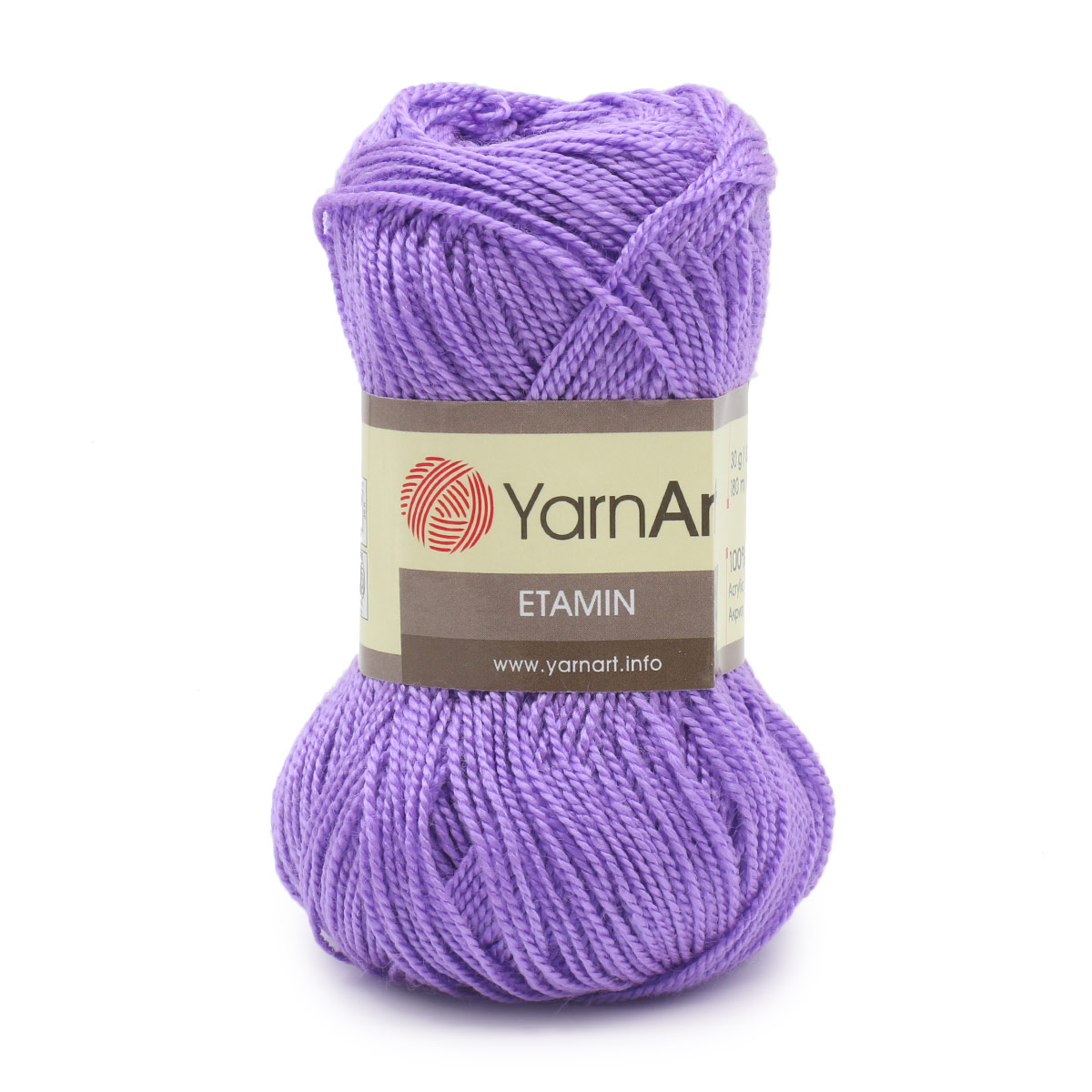

Пряжа YarnАrt 'Etamin', 30 г, 180 м (100% акрил) (430 сирень), 10 мотков, Фиолетовый